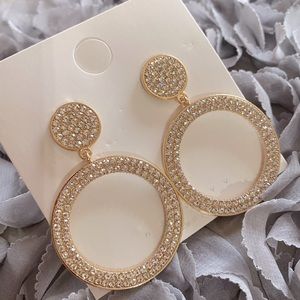 Gold Tear Drop Earrings